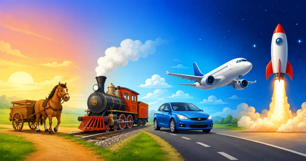 modes of transport for kids