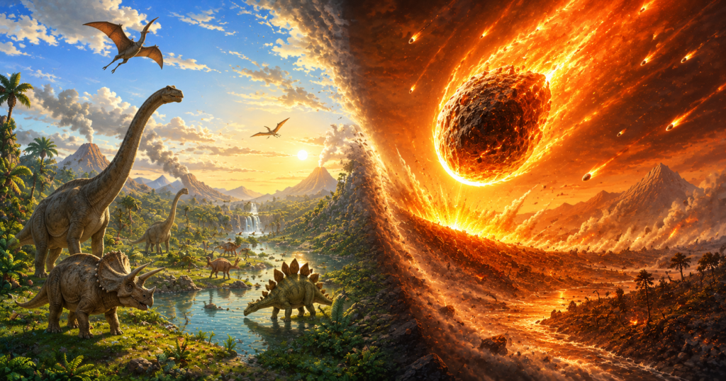 why did dinosaurs go extinct for kids