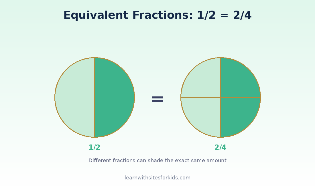 fractions 04 equivalent fractions